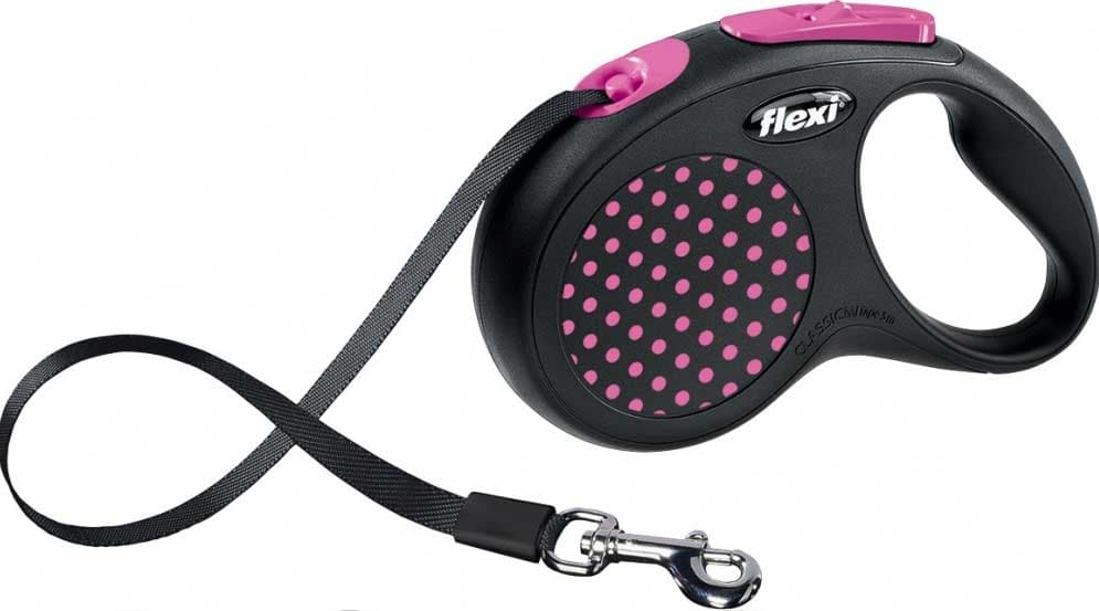 Fleksi Povodac sa trakom S Pink Trixie Design 12196