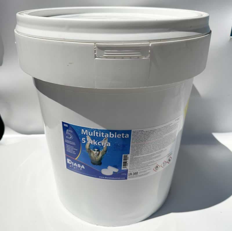 Multiaction tablete 5u1 Višenamensko sredstvo za tretman vode u bazenima 021355 25kg