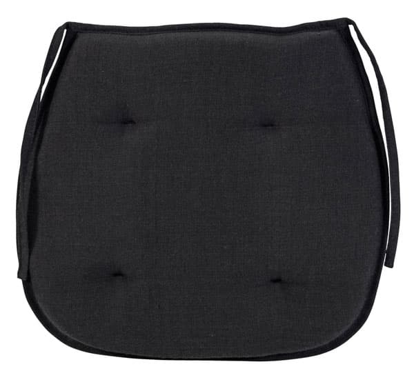 Jastuk za stolice Roksa 36x34x3 crna