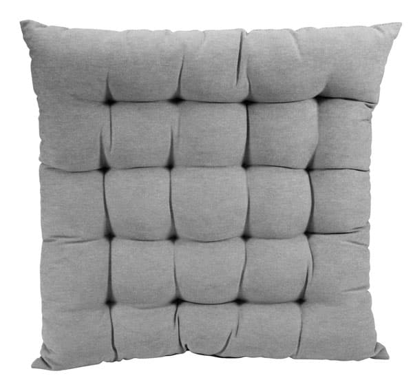 Jastuk za stolice Gler 38x38x5 siva