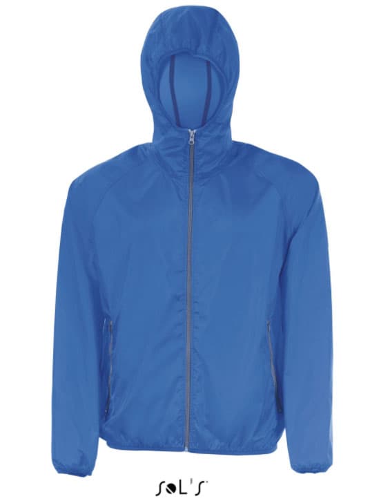 Sols Jakna vetrovka unisex Shore Royal Blue veličina S 01169
