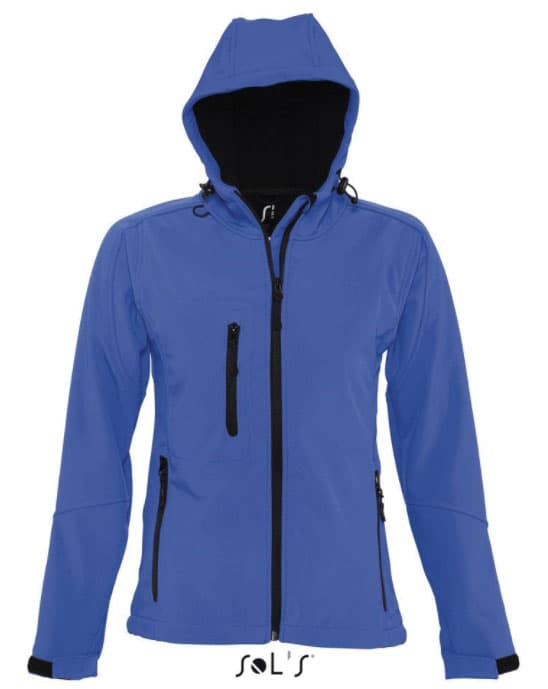Sols Ženska Softshell jakna sa kapuljačom Replay Blue veličina XL 46802