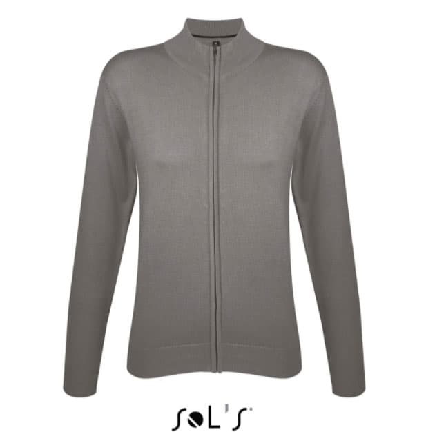 Sols Ženski džemper sa rajsferšlusom Gordon Women Grey veličina XXL 00550