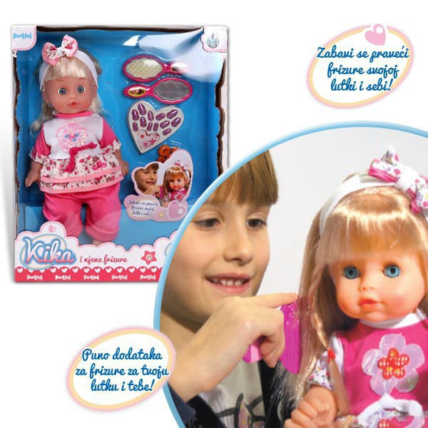 Lutka KIKA i njene frizure, P-0321