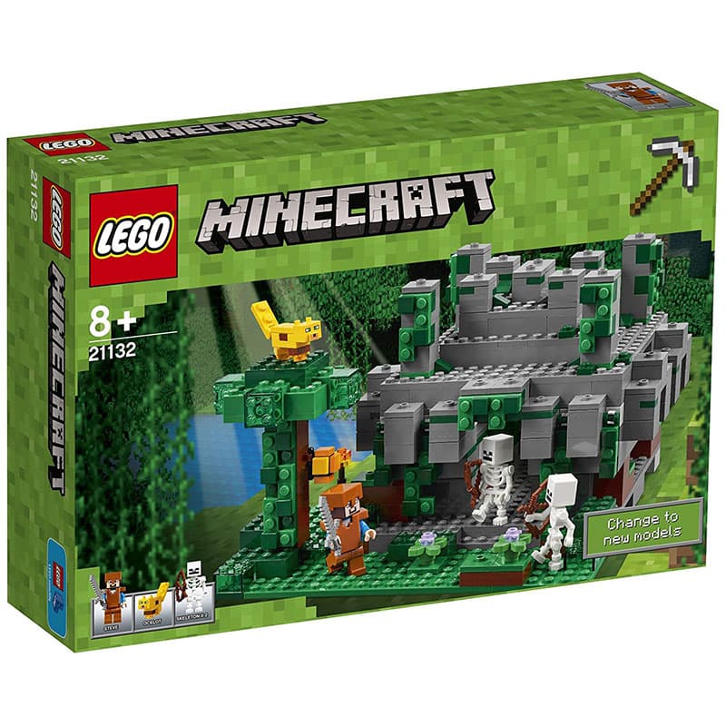 LEGO® Minecraft kocke The Jungle Temple - Hram u džungli 598 delova 21132