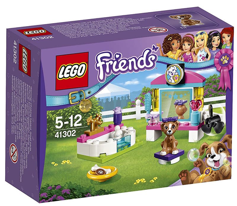 LEGO® FRIENDS kocke Puppy Pampering – Štenci: Maženje 45 delova 41302