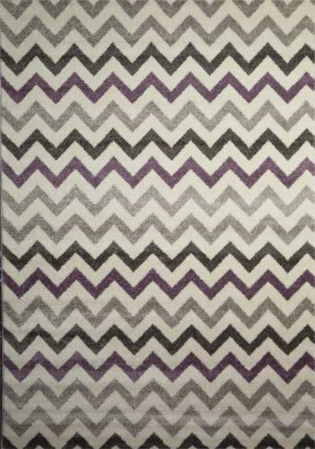 Tepih Ekol Solo 25204-650 Krem Ljubičasta 120x170 cm