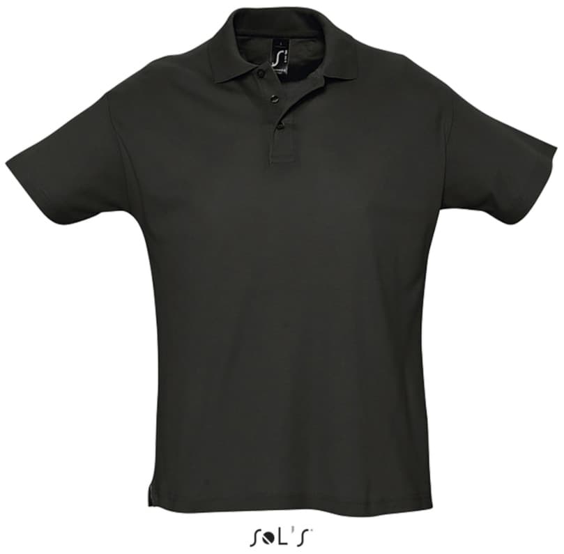 Sols Muška polo majica Summer II Black veličina M 11342