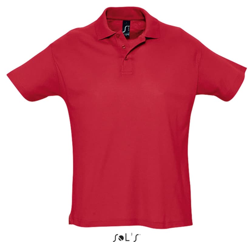 Sols Muška polo majica Summer II Red veličina M 11342
