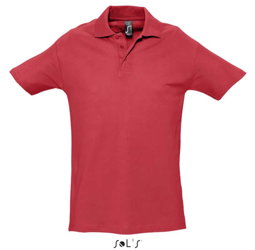 Sols Polo majica za muškarce Spring II Red veličina S 11362