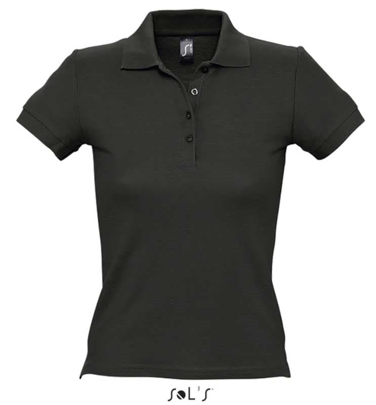 Polo majica za žene Sols People Black veličina L 11310