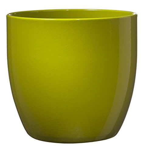 Soendgen keramička saksija Basel 12cm Shiny limeta