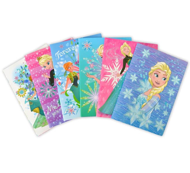 Deset velikih svezaka na linije - Disney Frozen Glitter