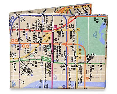 DynoMighty Neuništivi novčanik - NYC-Subway-Map-Mighty-Wallet™ DY-414