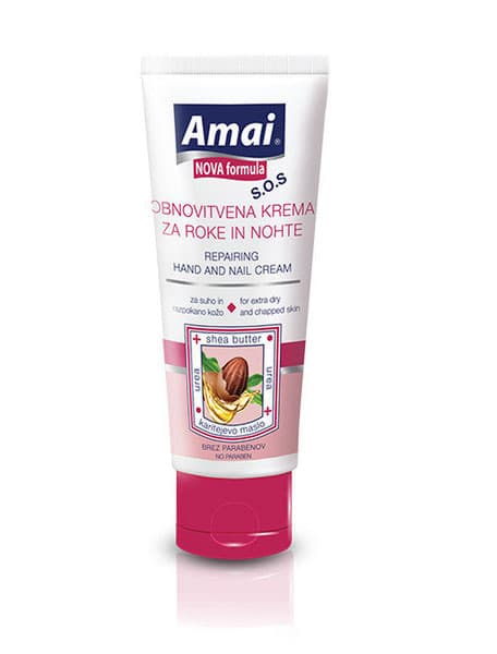 Amai Hranljiva krema za ruke i nokte za suvu kožu 100 ml