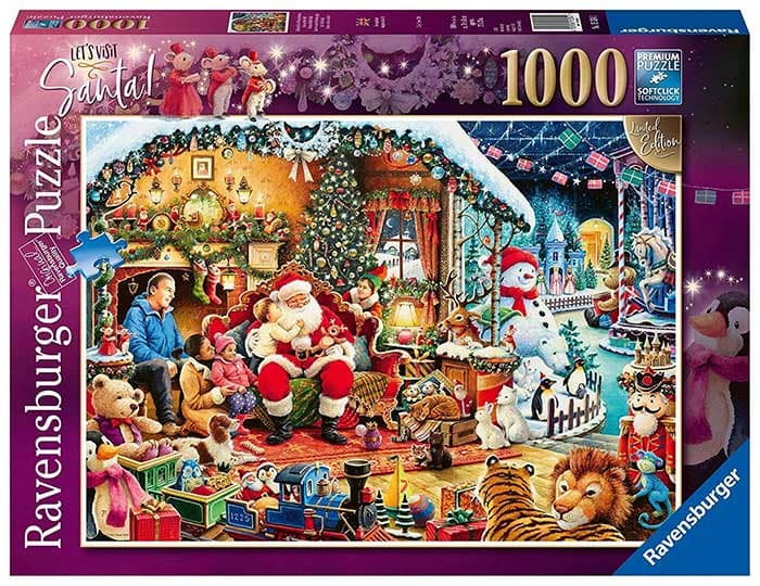Puzzle Ravensburger 1000 delova - U poseti Deda Mrazu 15354