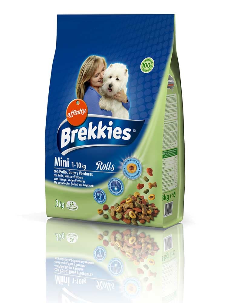 Brekkies Mini Rolls - Hrana za pse malih rasa - pakovanje 7.5kg