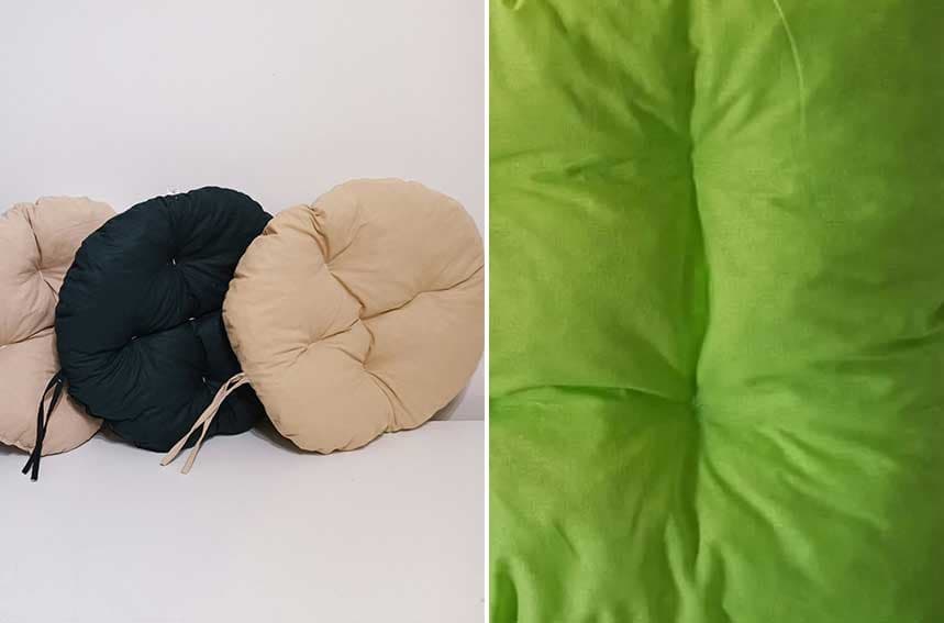 Okrugli jastuk sedalica za stolice 50 cm - Limeta