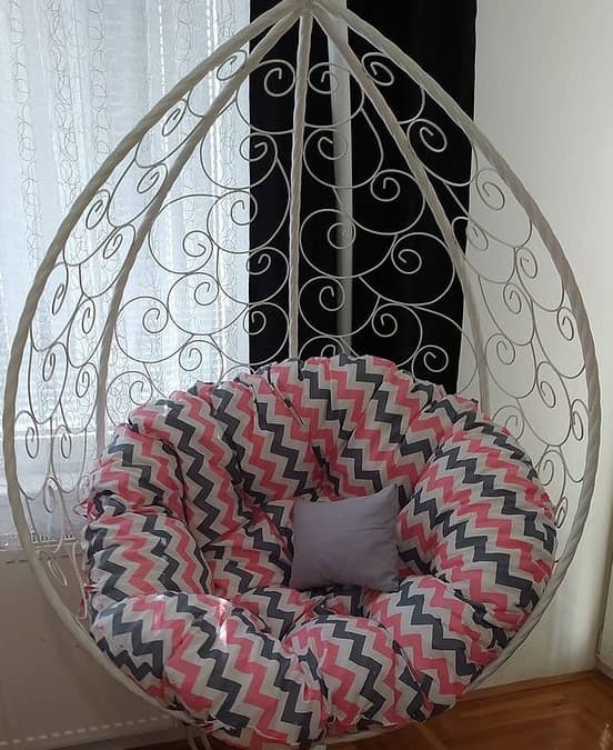 Jastuk Za Jaje Baštensku Ljuljašku - 100 cm CIK CAK Red