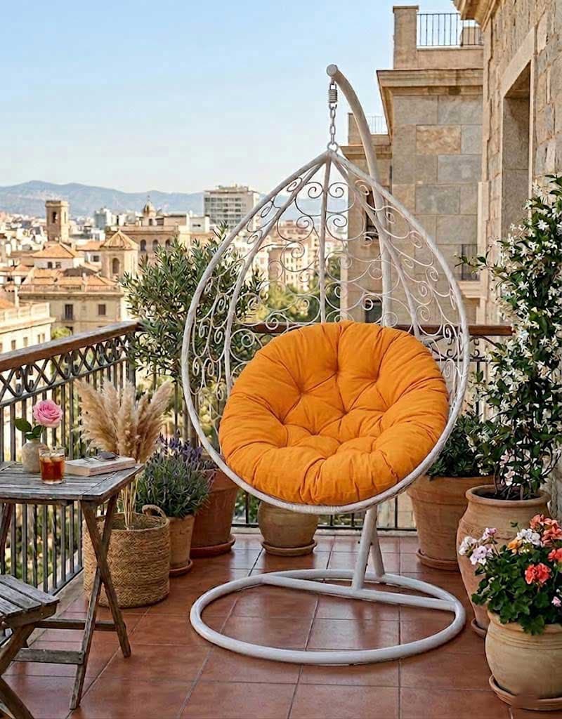 Jastuk Za Jaje Baštensku Ljuljašku - 120 cm - Orange