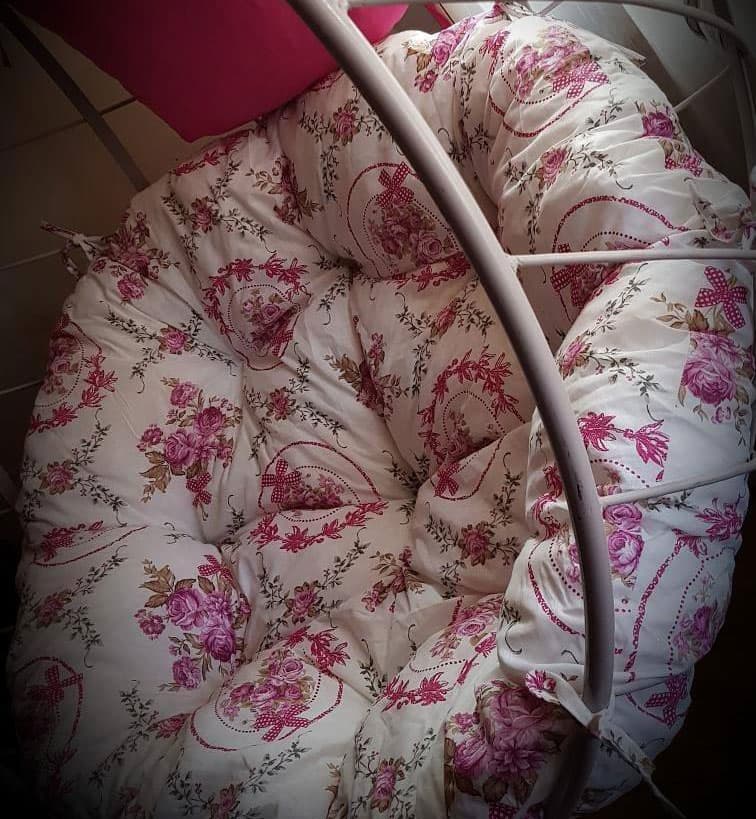 Jastuk Za Jaje Baštensku Ljuljašku - 140 cm - Flourish Pink