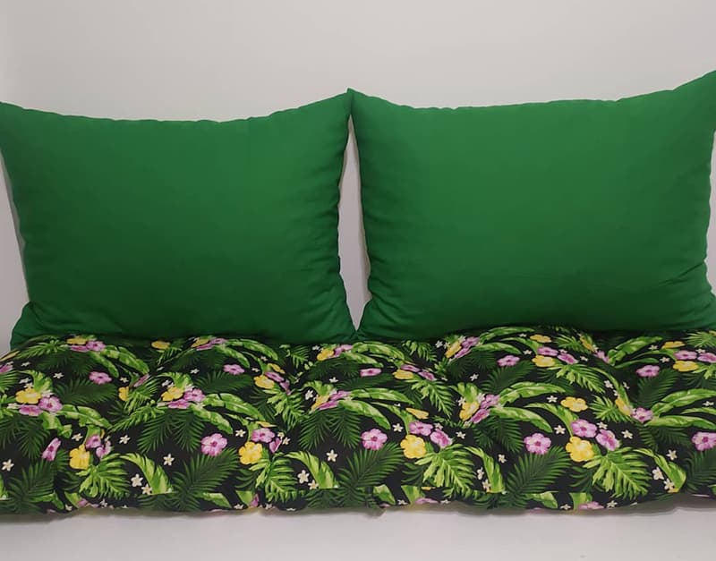 Jastuci za garniture od paleta 160 x 50 x 50 cm Zelena Rapsodija
