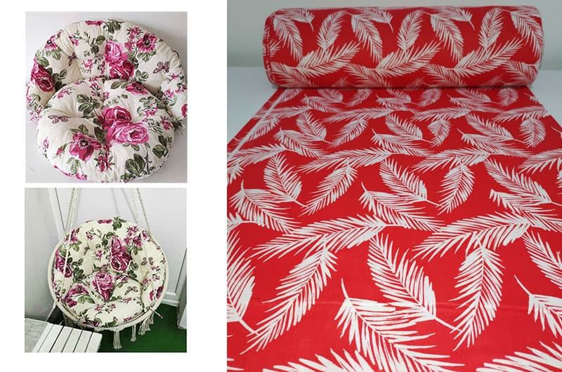 Jastuci za Makrame ljuljašku Flora Red