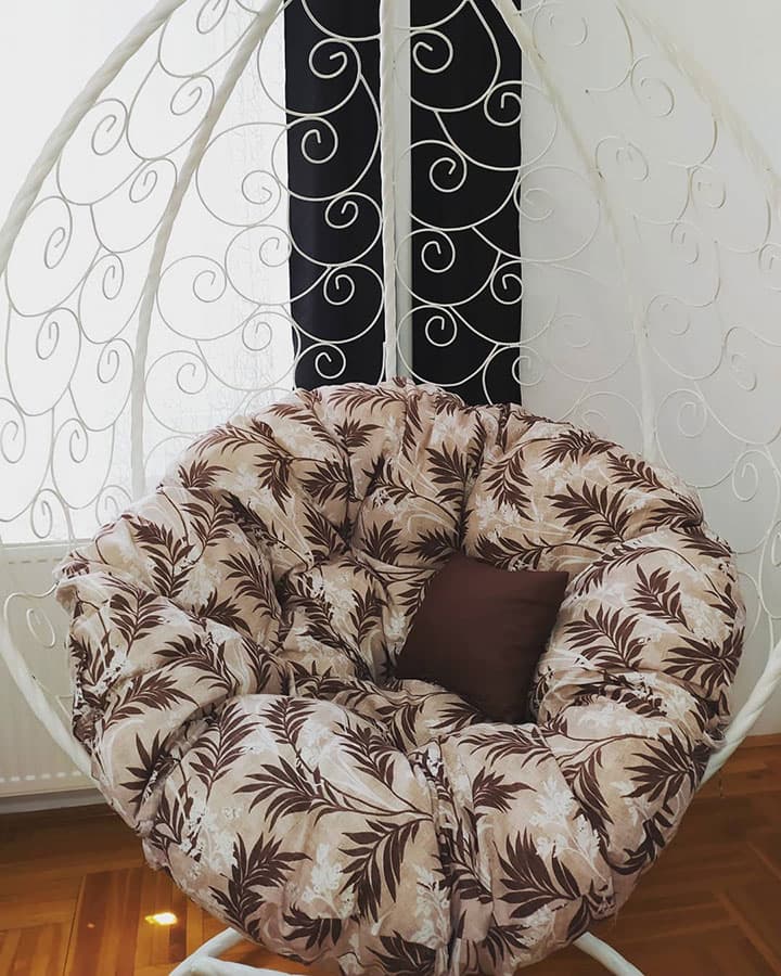 Jastuk Za Gnezdo Baštensku Ljuljašku - 100 cm - Flora Brown